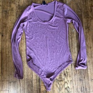 Dusty rose body suit